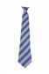 ECO BS50 ROYAL/WHITE CLIP-ON TIE 14" X 2.75"
