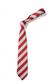 ECO BS67 RED/WHITE CLIP-ON TIE 16" X 2.75"