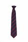 ECO DS101 NAVY/RED CLIP-ON TIE 14" X 2.75"