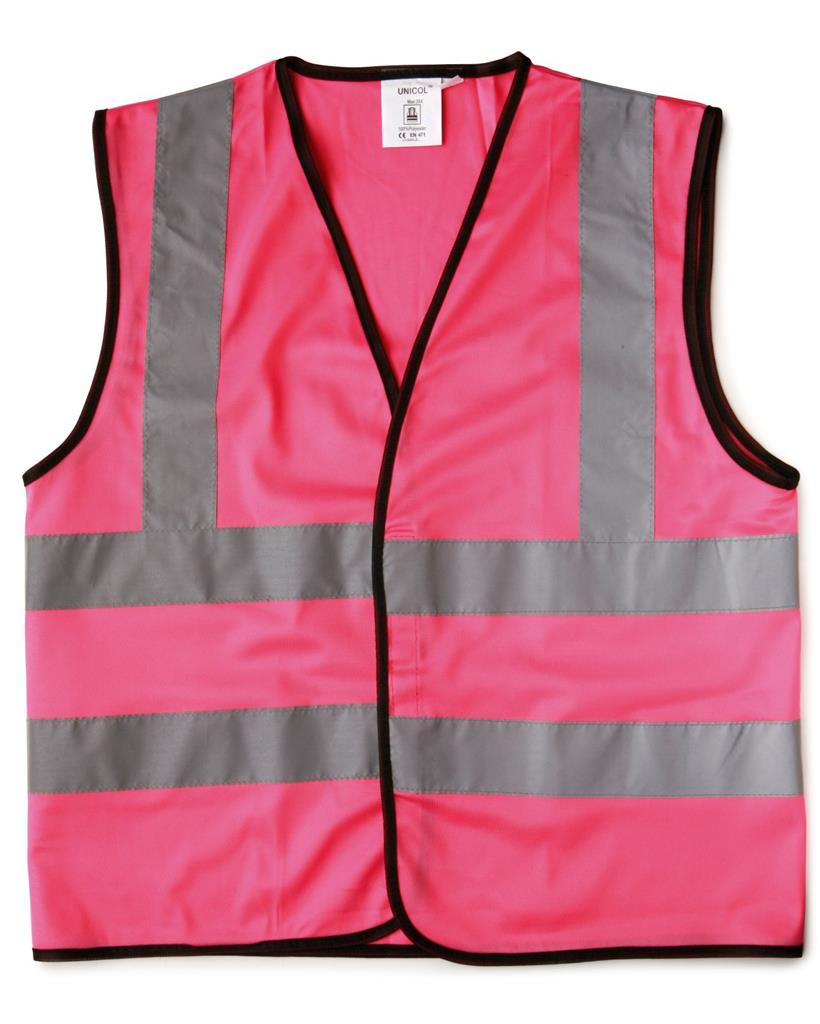 SAFETY WAISTCOAT - CHILD (XXS) - 3/6YR - PINK