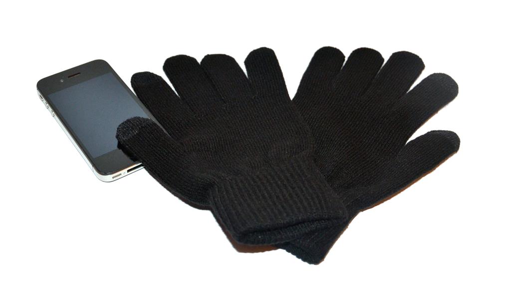 TOUCHSCREEN GLOVES - CHILDS - BLACK