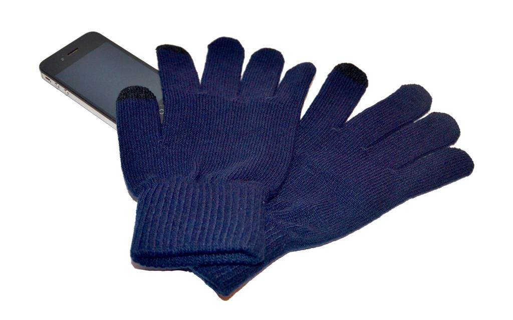 TOUCHSCREEN GLOVES - YOUTHS - NAVY