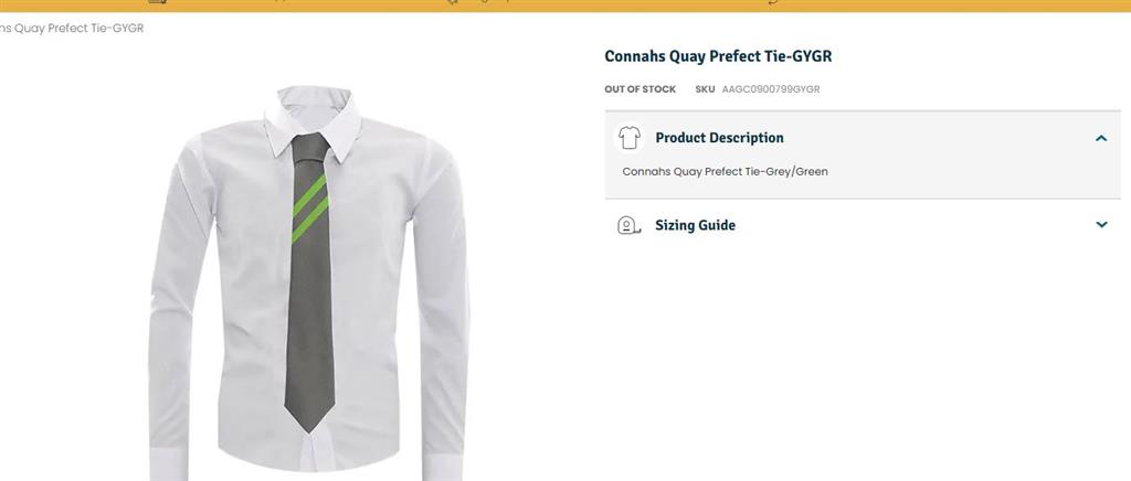 CONNAHS QUAY PREFECT 52" X 3" PLACED STRIPE TIE