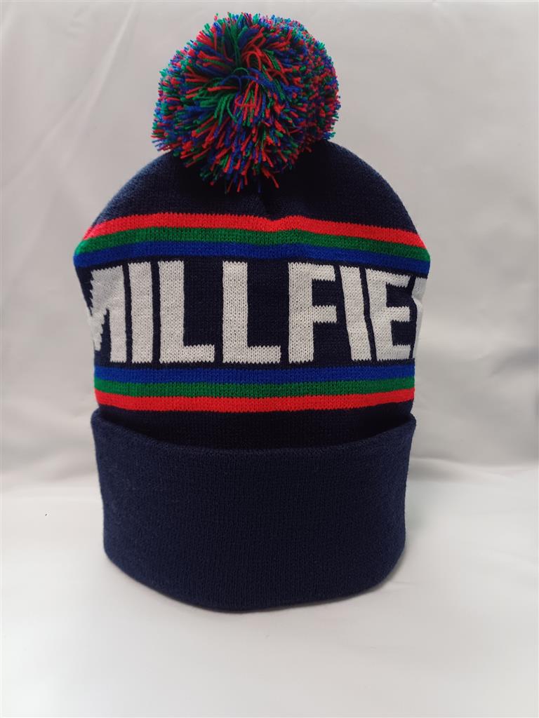 MILLFIELD JACQUARD HATS WITH POM
