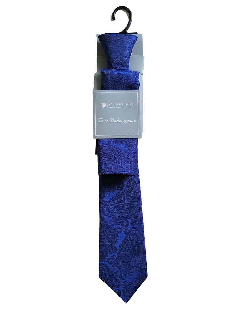 BOYS WEDDING PAISLEY 11" EL - BILBERRY