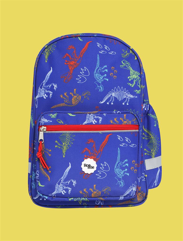 ROAMIE Backpack in Dinosaur Skeletons