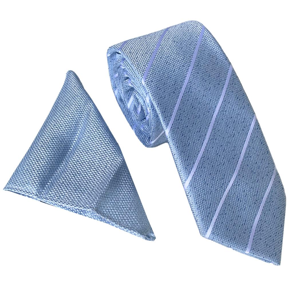 LINEN STRIPE TIE SET