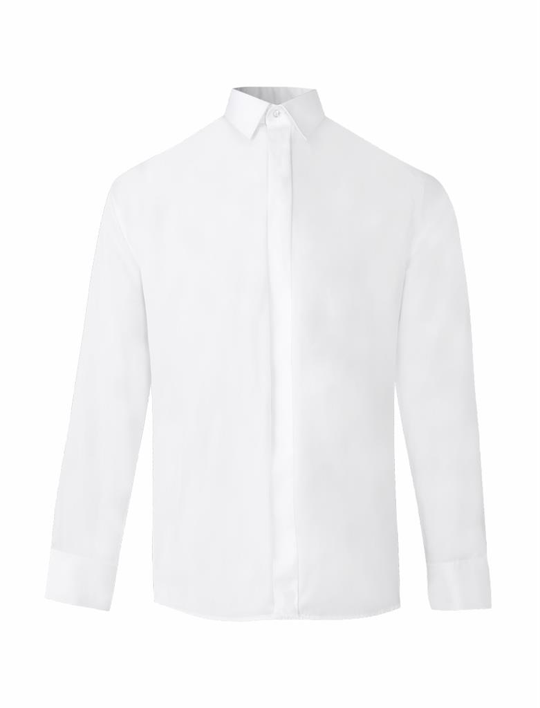 MENS REGULAR FIT FLY FRONT SHIRT