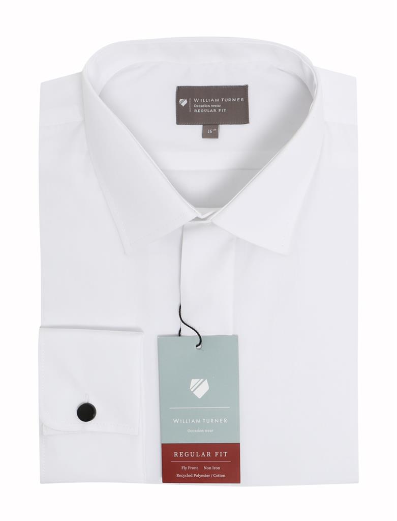 MENS REG XL FIT FLY FRONT SHIRT