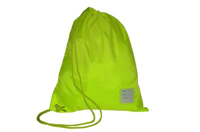 SIDE DRAWSTRING BAG - FLO YELLOW