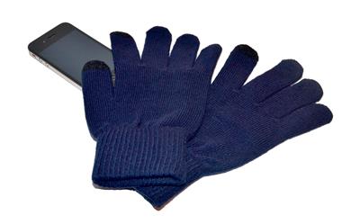 TOUCHSCREEN GLOVES - YOUTHS - NAVY