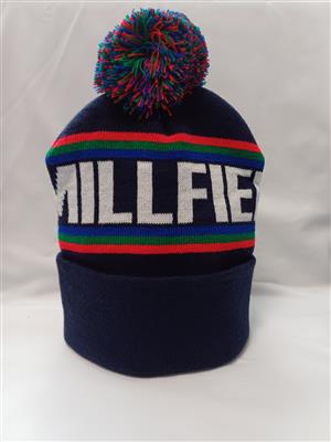 MILLFIELD JACQUARD HATS WITH POM