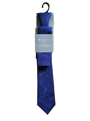 BOYS WEDDING PAISLEY 11" EL - BILBERRY