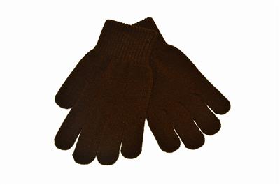 STRETCH GLOVES - BROWN