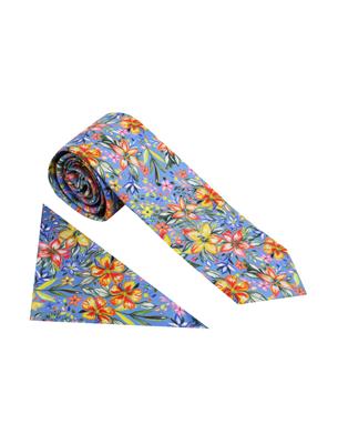 SILK LILLY TIE SET