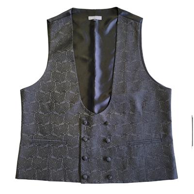 PAISLEY WAISTCOAT - BLACK