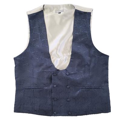 PAISLEY WAISTCOAT - NAVY