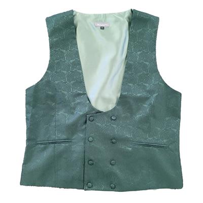 PAISLEY WAISTCOAT - DK GREEN