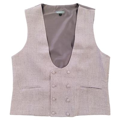 SUMMER TWEED WAISTCOAT - HEATHER