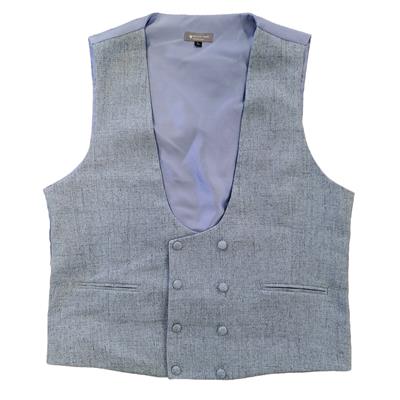 SUMMER TWEED WAISTCOAT - POWDER BLUE