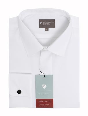 MENS REGULAR FIT FLY FRONT SHIRT