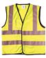 SAFETY WAISTCOAT - CHILD (L) - 12/14YR - YELLOW