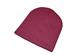 RIBBED KNITTED BEANIE HAT - MAROON
