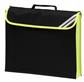 HI-VIZ EXPANDABLE BOOKBAG - BLACK