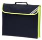 HI-VIZ EXPANDABLE BOOKBAG - NAVY