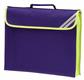 HI-VIZ EXPANDABLE BOOKBAG - PURPLE