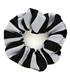 BS54 BLACK/WHITE SCRUNCHIE             