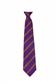 DS135 PURPLE/GOLD CLIP-ON TIE 14" X 2.75"