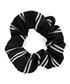 DS120 BLACK/WHITE SCRUNCHIE             