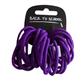 25 X ENDLESS ELASTICS - PURPLE