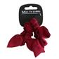 2 BOW (EAR) SCRUNCHIES - MAROON