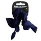 2 BOW (EAR) SCRUNCHIES - NAVY