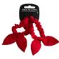 2 BOW (EAR) SCRUNCHIES - RED