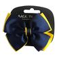 NAVY/GOLD BOW