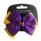 PURPLE/GOLD BOW