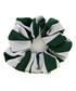 ECO BS53 GREEN/WHITE SCRUNCHIE             