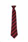 ECO BS55 BLACK/RED CLIP-ON TIE 16" X 2.75"