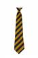 ECO BS56 BLACK/GOLD CLIP-ON TIE 16" X 2.75"