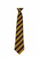 ECO BS59 NAVY/GOLD CLIP-ON TIE 16" X 2.75"