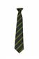 ECO DS111 GREEN/GOLD CLIP-ON TIE 16" X 2.75"