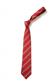 ECO DS129 RED/GREY CLIP-ON TIE 14" X 2.75"