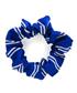 ECO DS130 ROYAL/WHITE SCRUNCHIE            