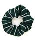 ECO TS10 GREEN/WHITE SCRUNCHIE             