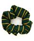 ECO TS11 GREEN/GOLD SCRUNCHIE              