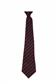 ECO TS21 BLACK/RED CLIP-ON TIE 14" X 2.75"
