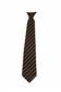 ECO TS22 BLACK/GOLD CLIP-ON TIE 14" X 2.75"